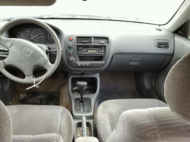 2HGEJ6619YH500592 - 2000 HONDA CIVIC BASE BLUE photo 9