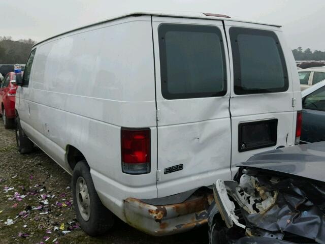 1FTRE142X2HA65484 - 2002 FORD ECONOLINE WHITE photo 3