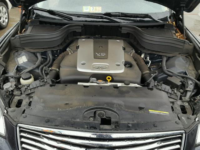 JN1AJ0HR2AM756219 - 2010 INFINITI EX35 BASE BLUE photo 7