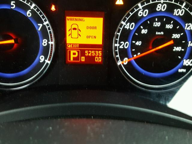 JN1AJ0HR2AM756219 - 2010 INFINITI EX35 BASE BLUE photo 8