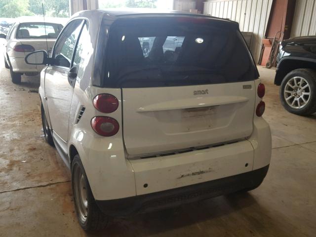 WMEEJ3BAXFK797365 - 2015 SMART FORTWO PUR WHITE photo 3