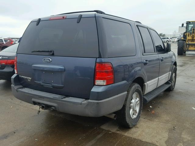 1FMFU15L54LA51601 - 2004 FORD EXPEDITION BLUE photo 4