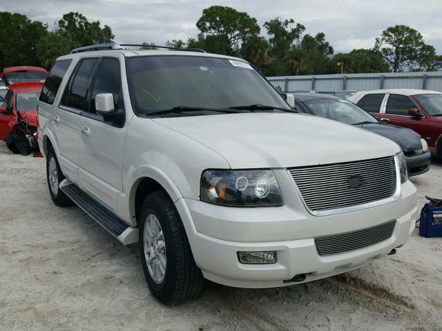 1FMFU20585LA70773 - 2005 FORD EXPEDITION WHITE photo 1