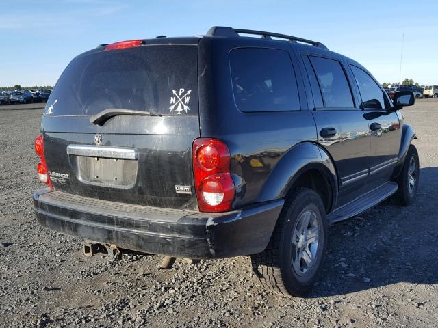 1D4HB58DX5F589504 - 2005 DODGE DURANGO LI BLACK photo 4