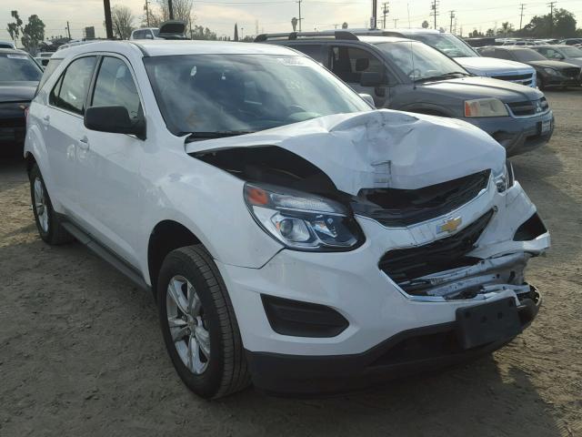 2GNALBEK6G6322278 - 2016 CHEVROLET EQUINOX LS WHITE photo 1