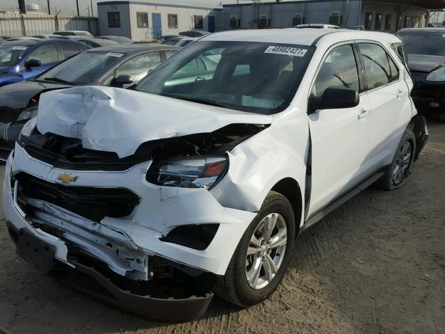 2GNALBEK6G6322278 - 2016 CHEVROLET EQUINOX LS WHITE photo 2