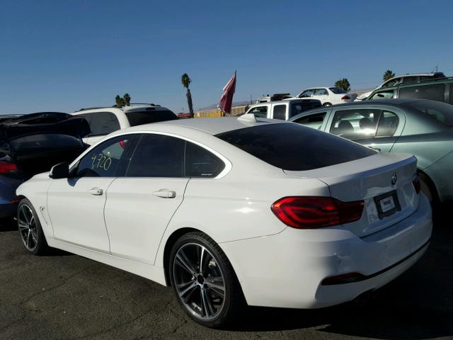 WBA4J1C59JBA30194 - 2018 BMW 430I GRAN WHITE photo 3