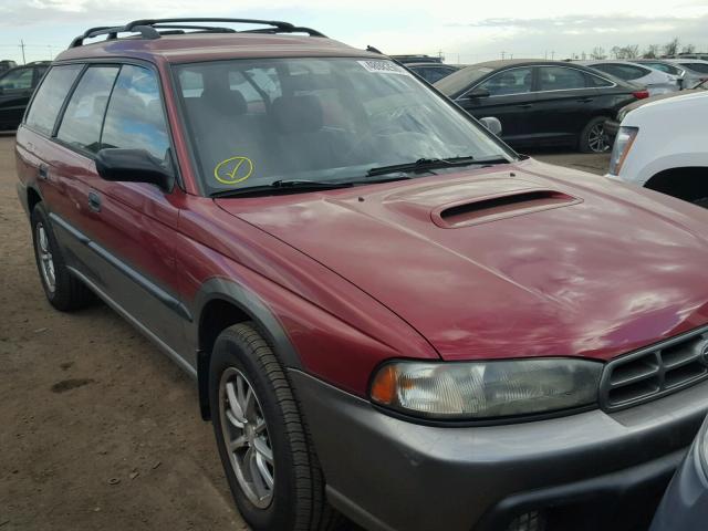 4S3BG6858V7638373 - 1997 SUBARU LEGACY OUT RED photo 1