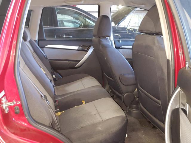 KL1TD6DE2BB158204 - 2011 CHEVROLET AVEO LS RED photo 6