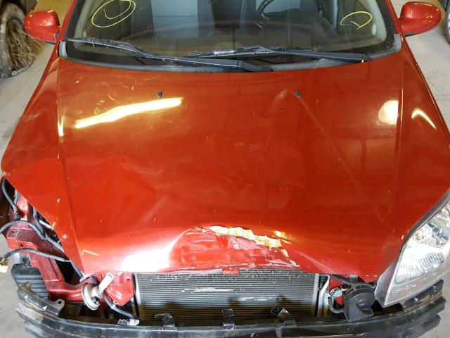 KL1TD6DE2BB158204 - 2011 CHEVROLET AVEO LS RED photo 7