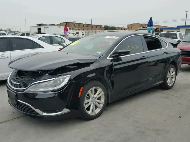 1C3CCCAB4FN706457 - 2015 CHRYSLER 200 LIMITE BLACK photo 2