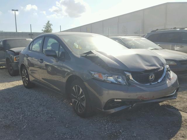 19XFB2F98DE078612 - 2013 HONDA CIVIC EXL GRAY photo 1