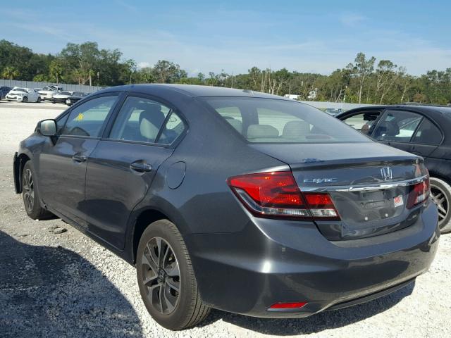 19XFB2F98DE078612 - 2013 HONDA CIVIC EXL GRAY photo 3