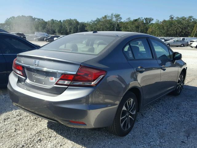 19XFB2F98DE078612 - 2013 HONDA CIVIC EXL GRAY photo 4