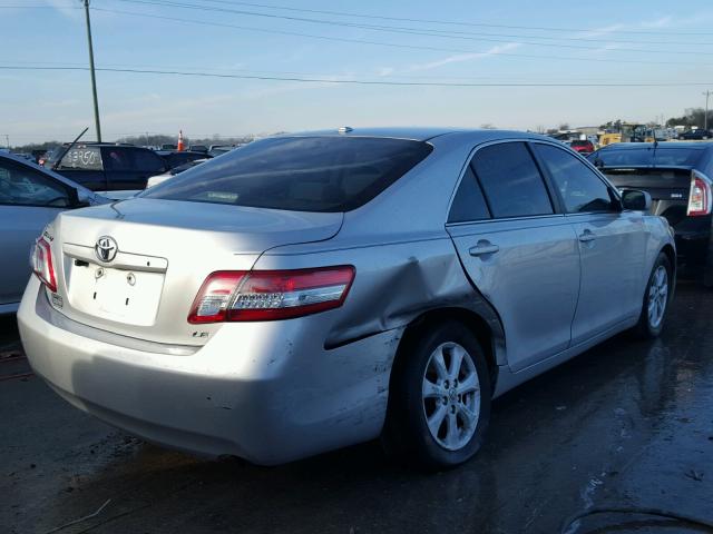 4T1BF3EK6AU116084 - 2010 TOYOTA CAMRY BASE GRAY photo 4