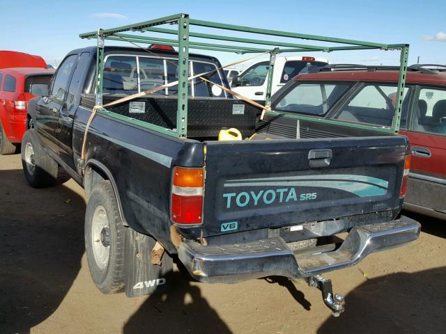 JT4VN13GXR5137677 - 1994 TOYOTA PICKUP 1/2 BLACK photo 3