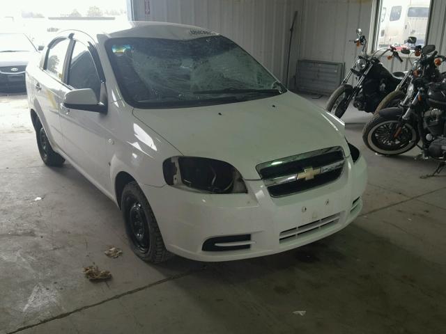 KL1TD56667B190886 - 2007 CHEVROLET AVEO BASE WHITE photo 1