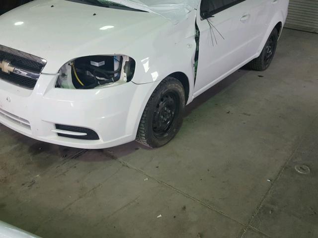 KL1TD56667B190886 - 2007 CHEVROLET AVEO BASE Ağ foto 9