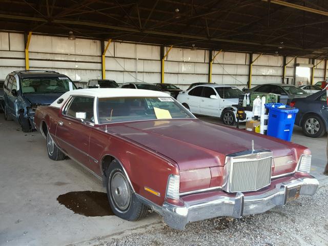 3Y89A913044 - 1973 LINCOLN MARK IV MAROON photo 1