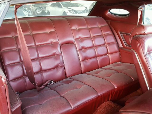 3Y89A913044 - 1973 LINCOLN MARK IV MAROON photo 6