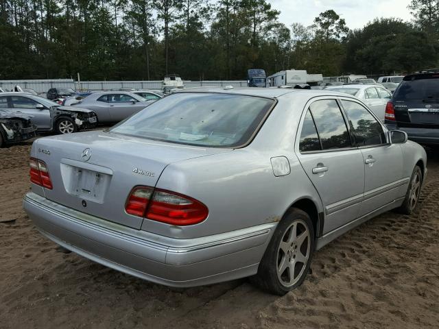 WDBJF83J02X064859 - 2002 MERCEDES-BENZ E 430 SILVER photo 4