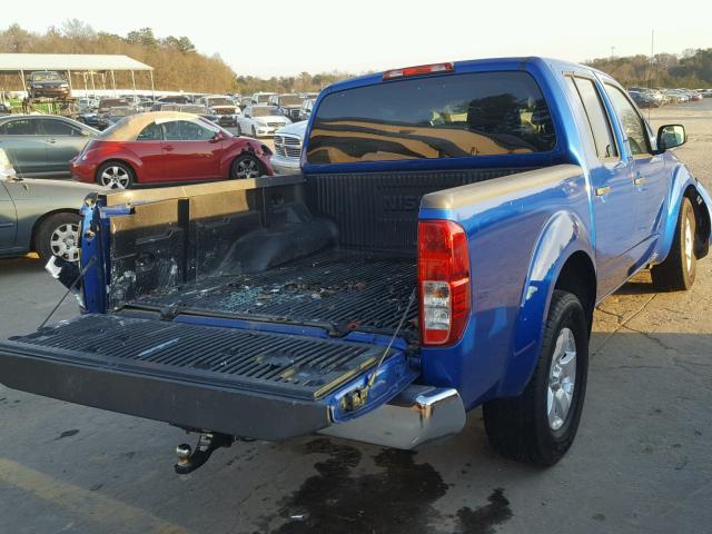 1N6AD0ER9DN756979 - 2013 NISSAN FRONTIER S BLUE photo 4