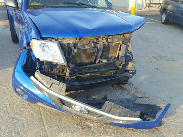 1N6AD0ER9DN756979 - 2013 NISSAN FRONTIER S BLUE photo 9