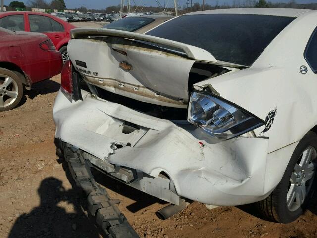 2G1WC581169209282 - 2006 CHEVROLET IMPALA LT WHITE photo 9