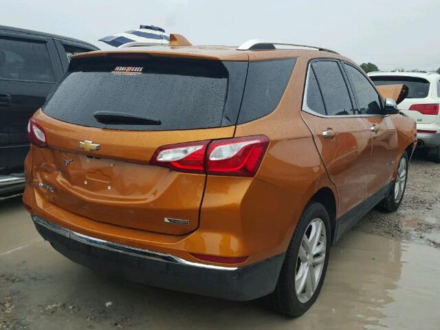 2GNAXMEV5J6100381 - 2018 CHEVROLET EQUINOX PR ORANGE photo 4