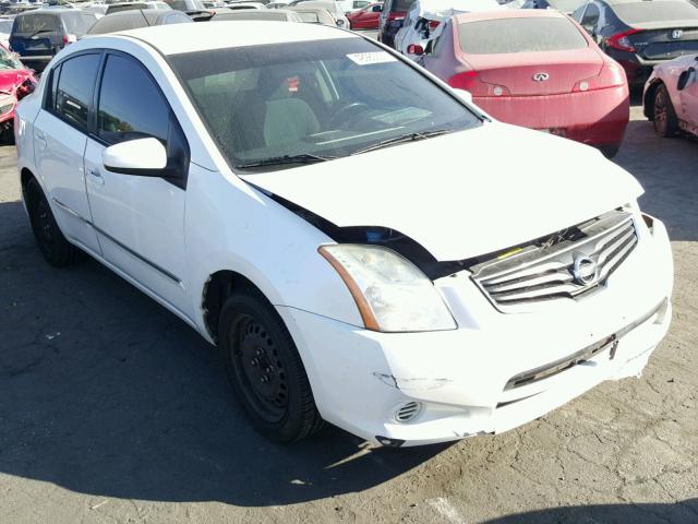 3N1AB6AP6AL642663 - 2010 NISSAN SENTRA 2.0 WHITE photo 1