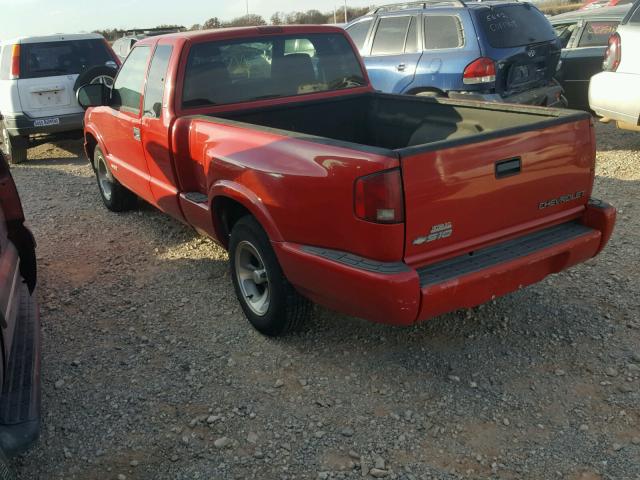 1GCCS195328129866 - 2002 CHEVROLET S TRUCK S1 RED photo 3