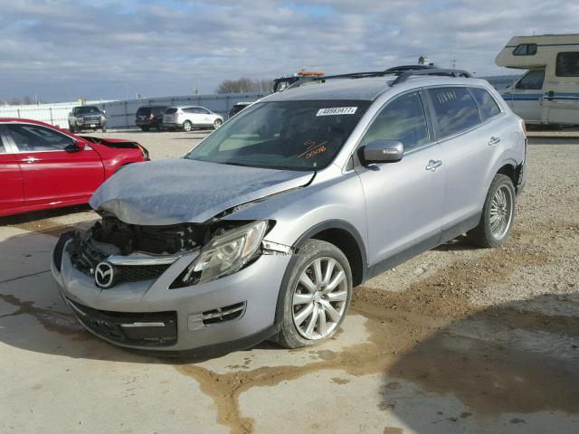 JM3TB38A680150008 - 2008 MAZDA CX-9 SILVER photo 2