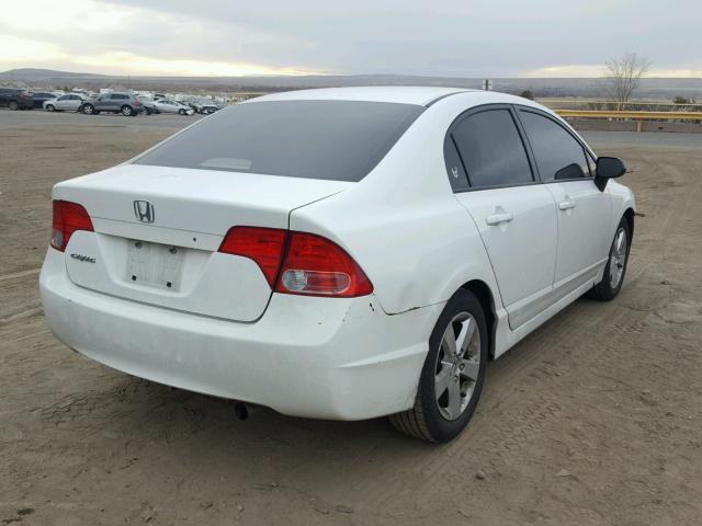 JHMFA16846S006583 - 2006 HONDA CIVIC EX WHITE photo 4