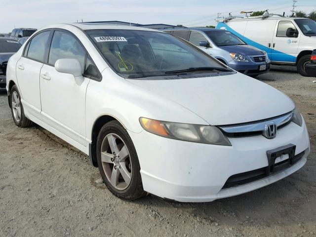 JHMFA16896S008314 - 2006 HONDA CIVIC EX WHITE photo 1