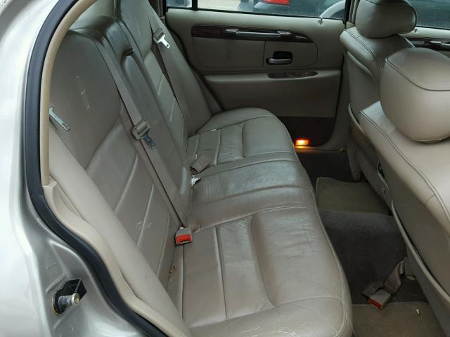 1LNHM81W61Y673026 - 2001 LINCOLN TOWN CAR E TAN photo 6