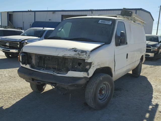 1FTNE24W87DA08559 - 2007 FORD ECONOLINE WHITE photo 2