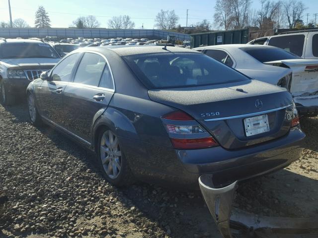 WDDNG71X37A063769 - 2007 MERCEDES-BENZ S 550 GRAY photo 3