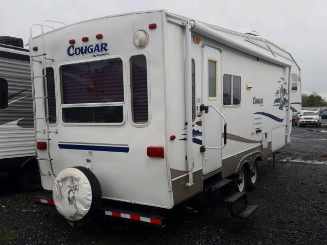 4YDF285235B047366 - 2005 COUG COUGAR WHITE photo 4