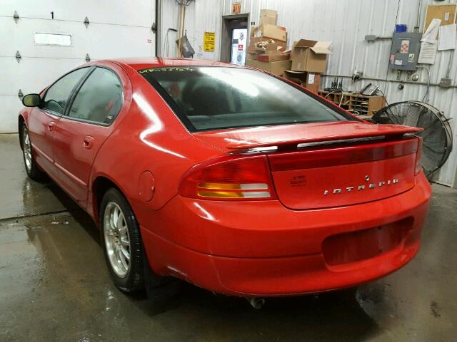 2B3HD46R11H718708 - 2001 DODGE INTREPID S 红色 照片 3