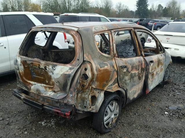 JHMGD38407S046081 - 2007 HONDA FIT BURN photo 4