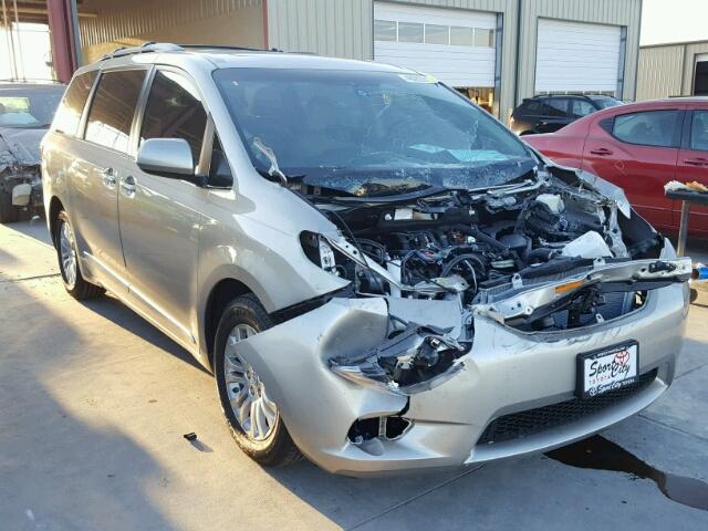 5TDYZ3DC0HS891656 - 2017 TOYOTA SIENNA XLE TAN photo 1