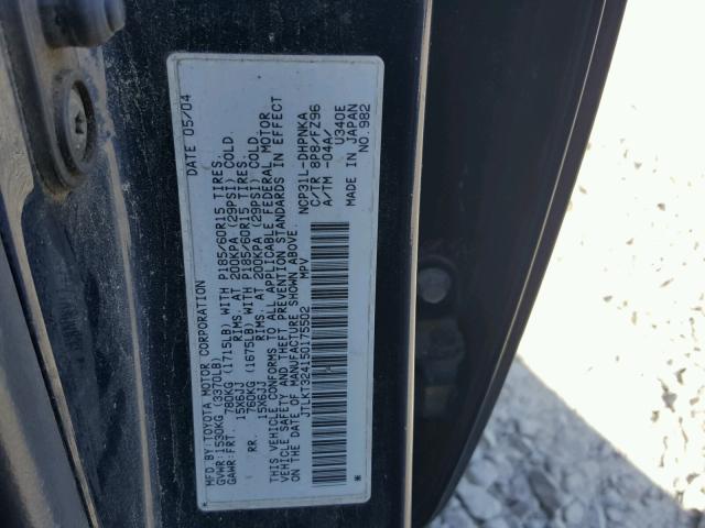 JTLKT324150175502 - 2005 TOYOTA SCION XB Mavi foto 10