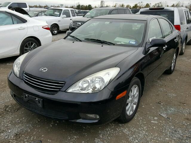 JTHBA30G945040413 - 2004 LEXUS ES 330 BLACK photo 2