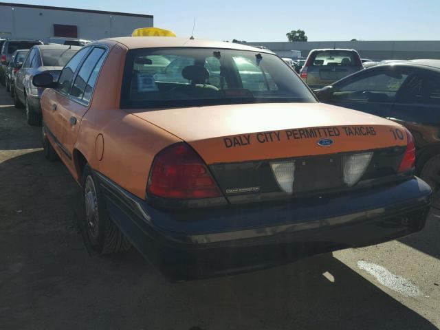 2FAFP71W71X157826 - 2001 FORD CROWN VICT ORANGE photo 3