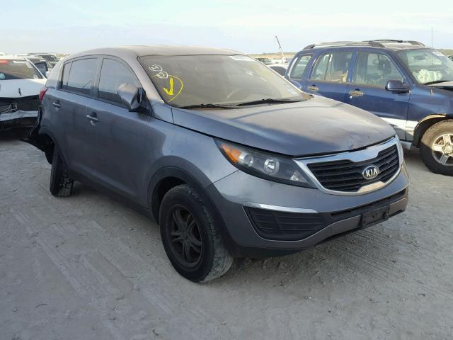 KNDPB3A2XB7145096 - 2011 KIA SPORTAGE L GRAY photo 1