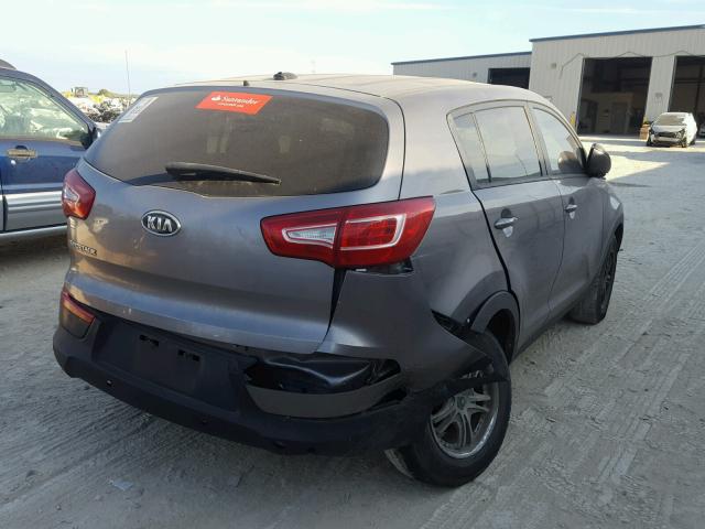 KNDPB3A2XB7145096 - 2011 KIA SPORTAGE L GRAY photo 4