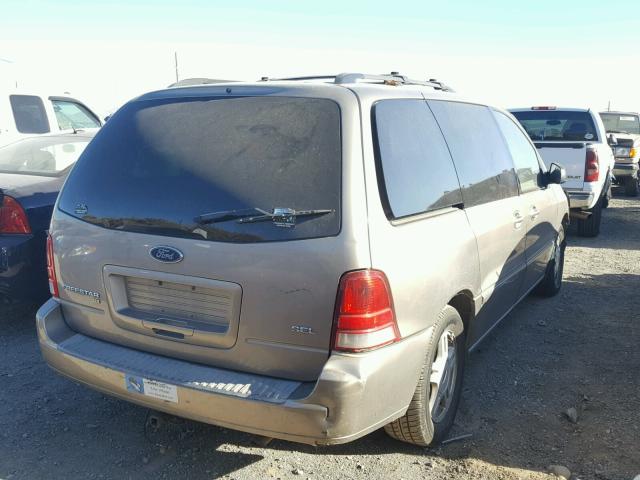 2FMZA522X4BB17570 - 2004 FORD FREESTAR S TAN photo 4