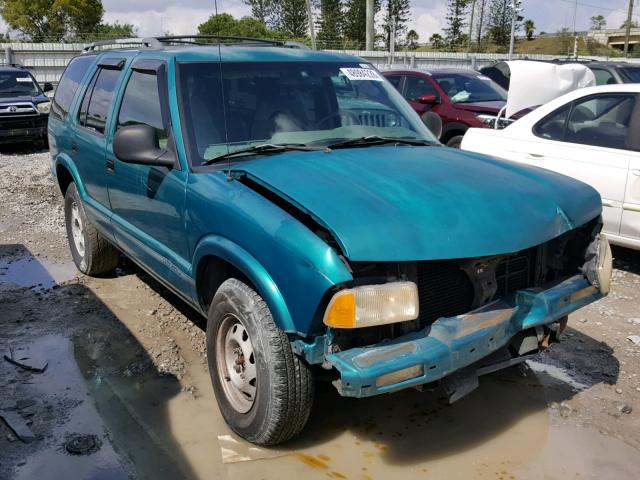 1GKDT13W0T2525989 - 1996 GMC JIMMY GREEN photo 1