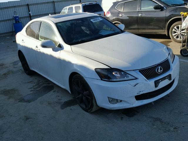 JTHBF5C23A2096499 - 2010 LEXUS IS 250 WHITE photo 1