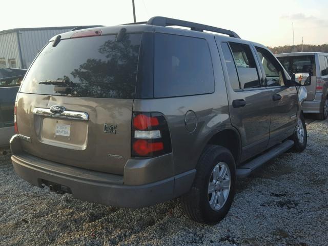 1FMEU62E96UA33355 - 2006 FORD EXPLORER X GRAY photo 4